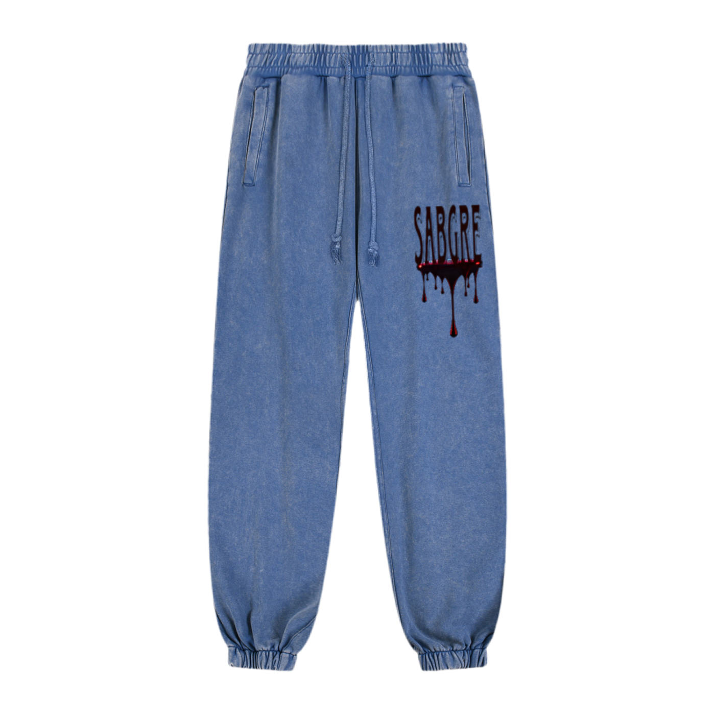 SABEGRE “SABGRE” Snow Wash Heavyweight Jogged Sweatpants