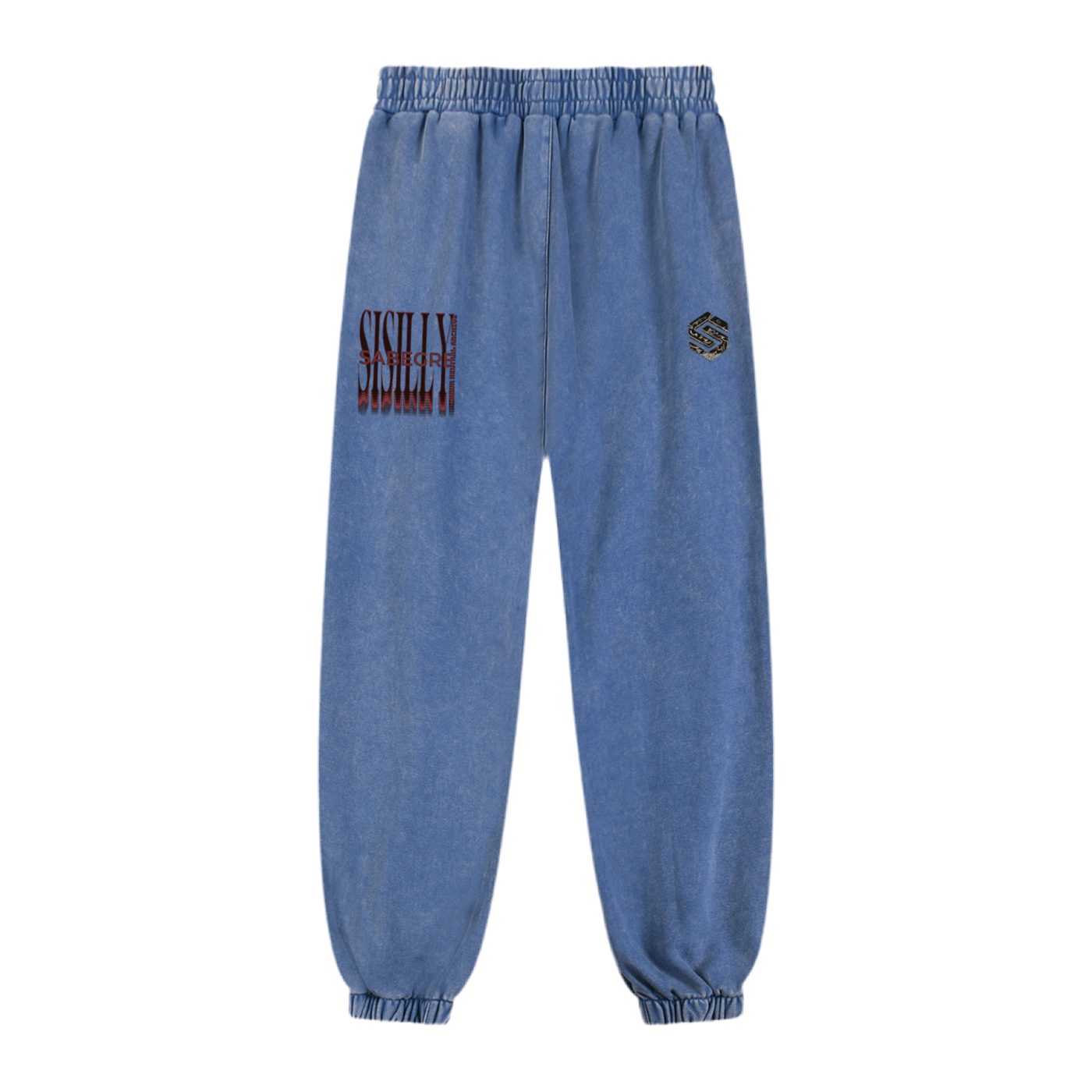 SABEGRE “SABGRE” Snow Wash Heavyweight Jogged Sweatpants