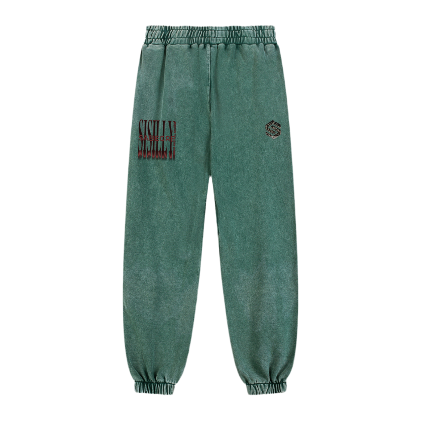 SABEGRE “SABGRE” Snow Wash Heavyweight Jogged Sweatpants