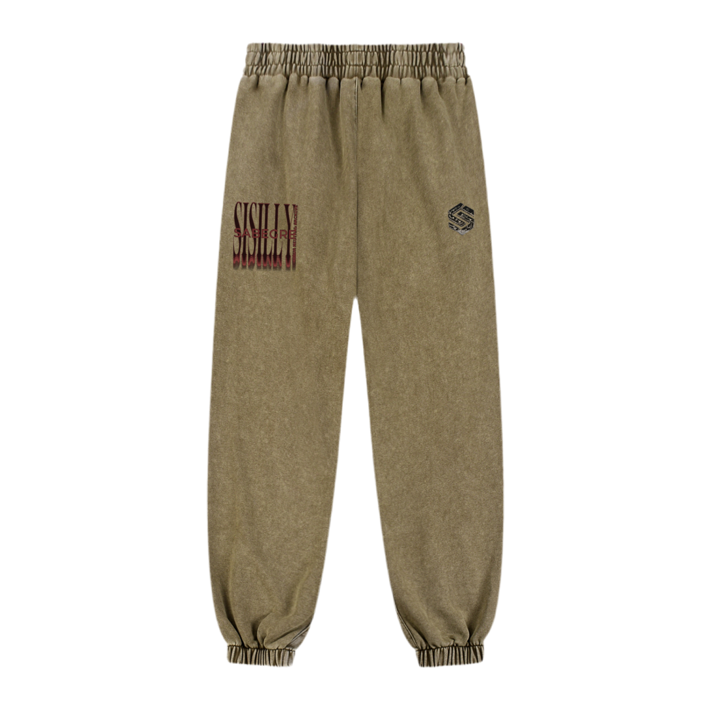 SABEGRE “SABGRE” Snow Wash Heavyweight Jogged Sweatpants
