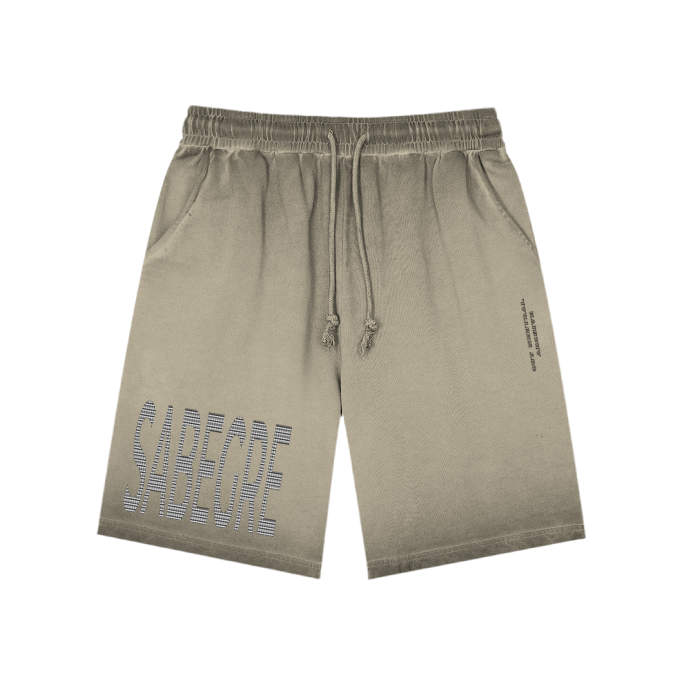 SABEGRE “SABGRE” Reverse Dyed Sweatshorts