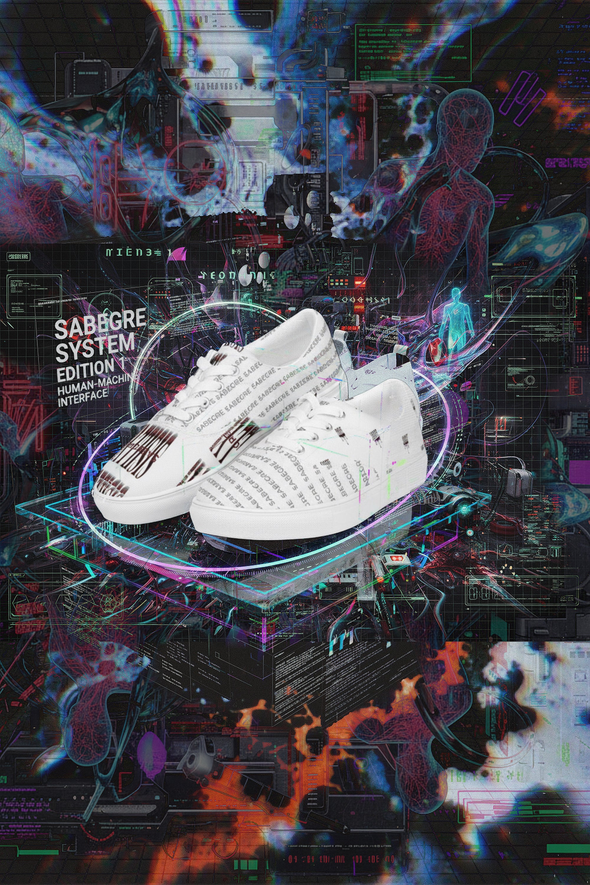 SABEGRE “SABGRE” Men’s Lace-Up Canvas Shoes