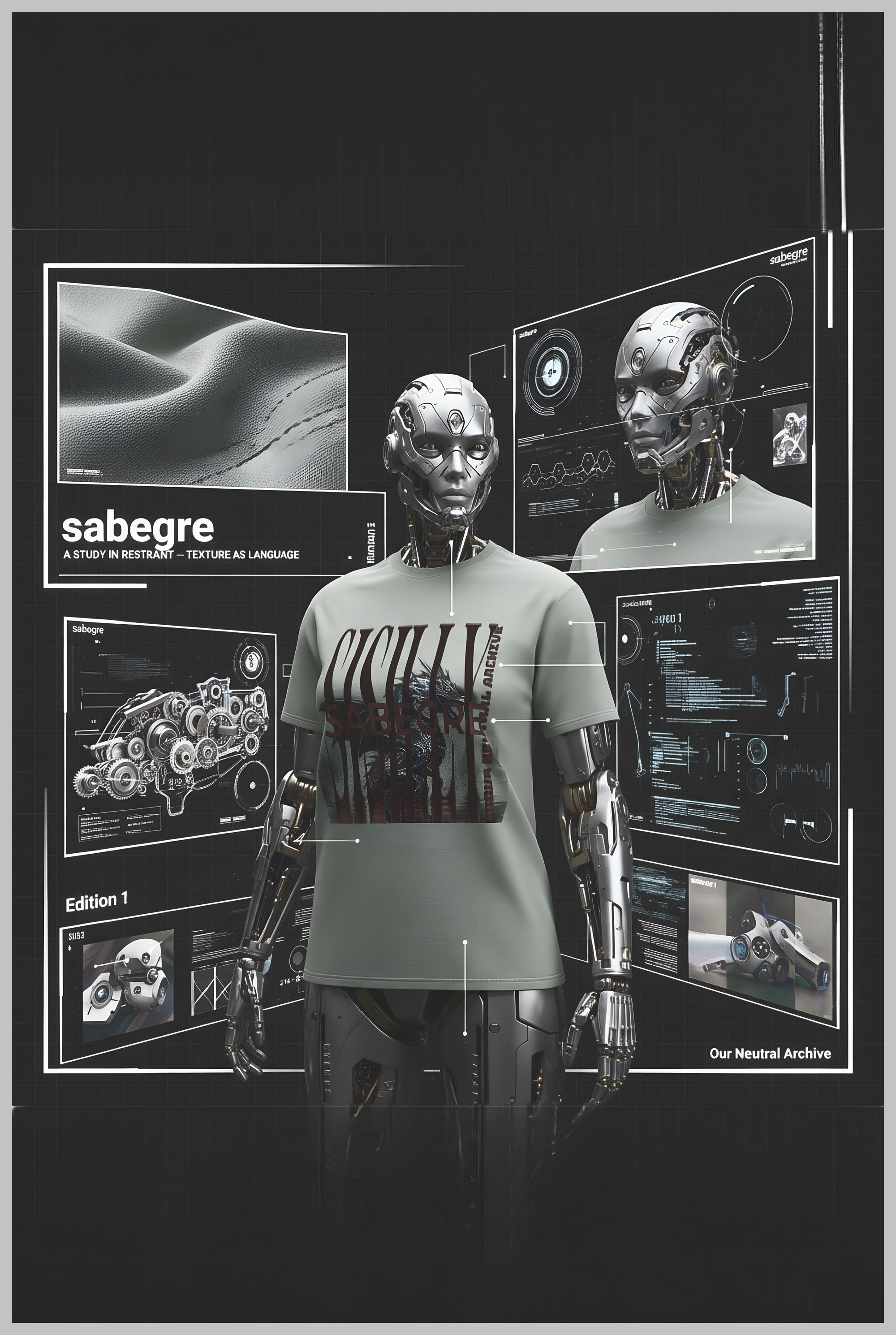 SABEGRE CHRO3 Heavyweight Cotton T-Shirt EDITION 1